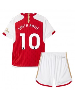 Arsenal Emile Smith Rowe #10 Heimtrikotsatz für Kinder 2023-24 Kurzarm (+ Kurze Hosen)